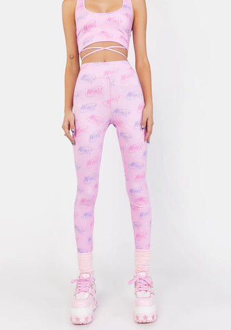 Watch Us Win Logo Leggings