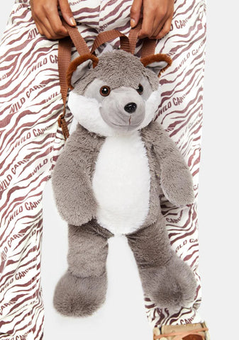 What A Wolf Plush Backpack