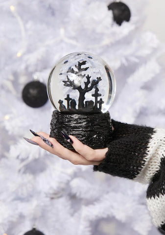 Grave Intentions Snow Globe