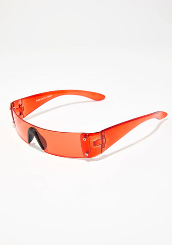 Lit Future Hustle Shield Sunglasses
