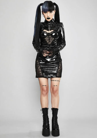 Twisted Desire Vinyl Shrug