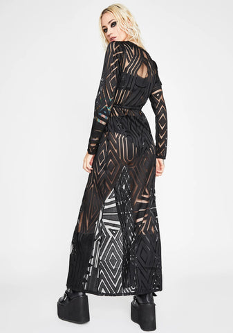 Dark Phoenix Empire Sheer Robe