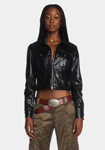 Discretion Crop Jacket