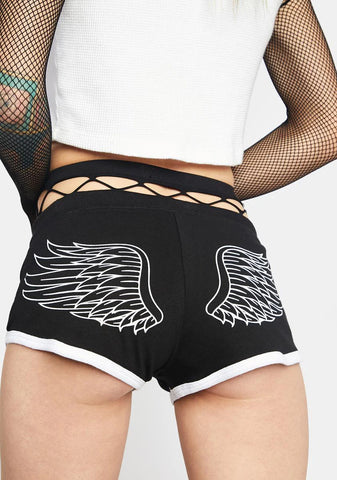 Fallen Angel Dolphin Booty Shorts