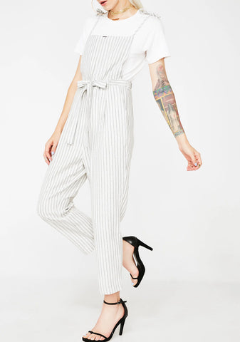 Controlla Pinstripe Jumpsuit