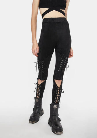 Bad New Kid Lace Up Pants