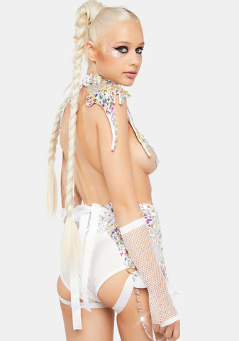 Diamond Drip Garter Belt