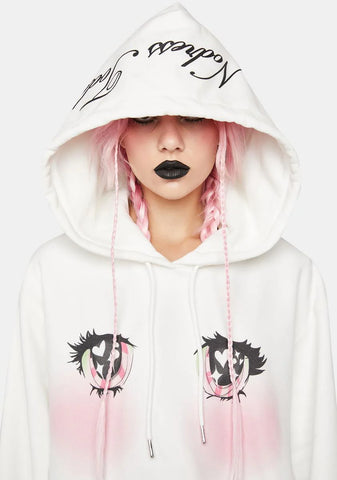 Twinkle Eyes Printed Hoodie