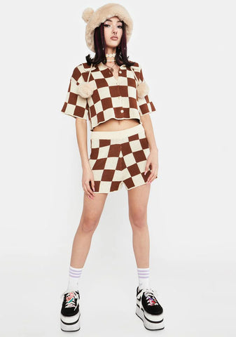 Photo Booth Kiss Knit Shorts