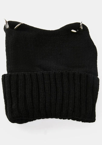 Sharp Hearing Spiked Beanie