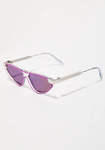 Reflective Snap Sunglasses