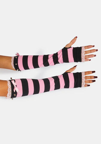 Secret Identity Fingerless Gloves