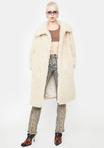 Liv Faux Fur Shag Coat