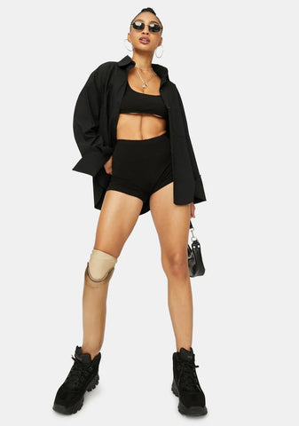 Night Make My Mark High Waist Shorts