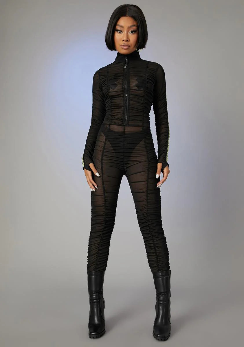 Run The Scene Mesh Catsuit