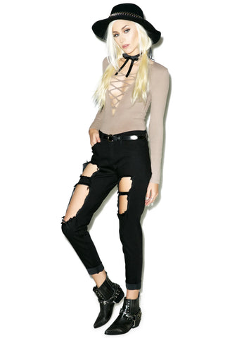 Distressed Nomi Jeans