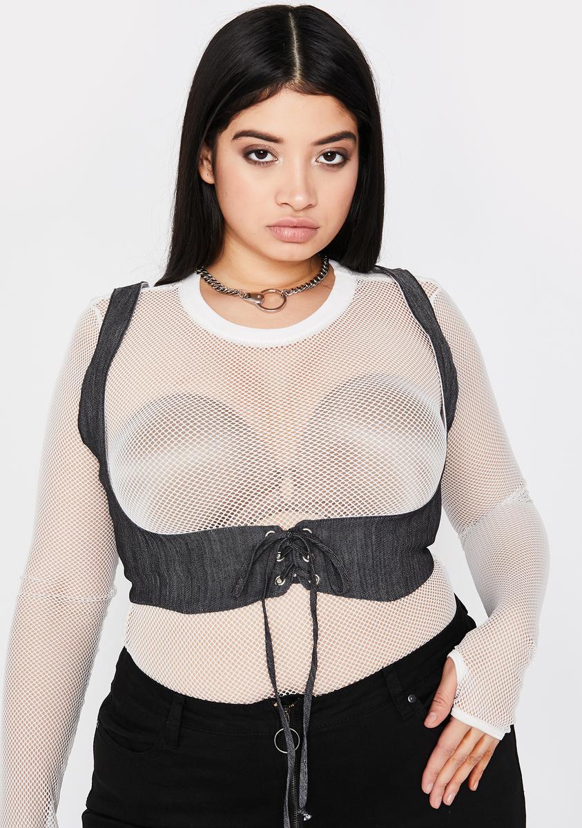 Classic Heaux Denim Bustier