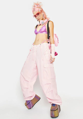 Sweet Cosmic Ace Metallic Bra Top