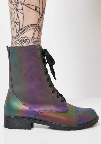 Rainbow Warrior Reflective Boots