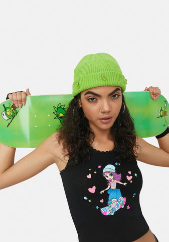 Slime Sour Then Sweet Beanie