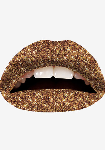Cinnamon Glitterati Lip Applique