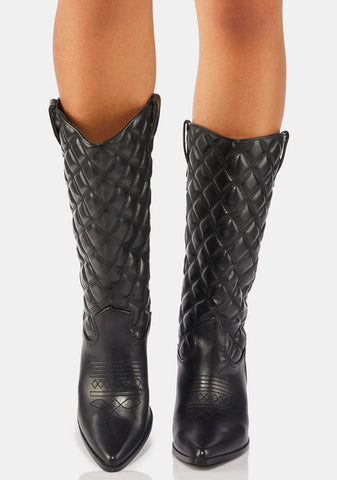 Raven Howdy Stranger Cowboy Boots