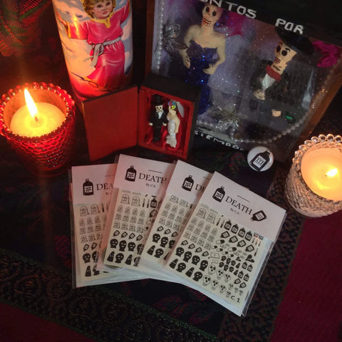 Death Water Slide Nail Decals