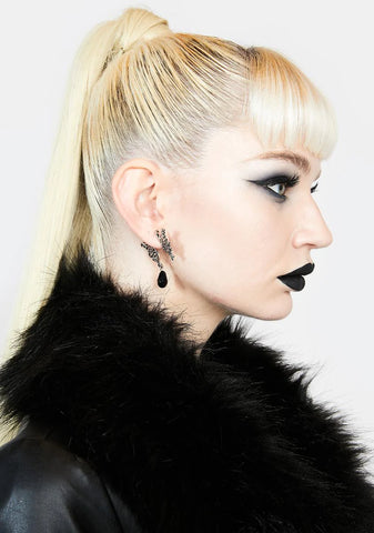 Regal Monarch Drop Earrings