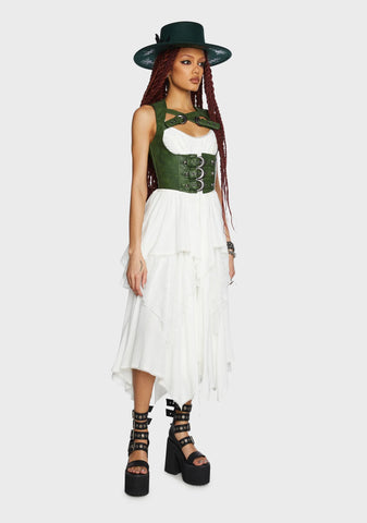 True Spells Midi Dress