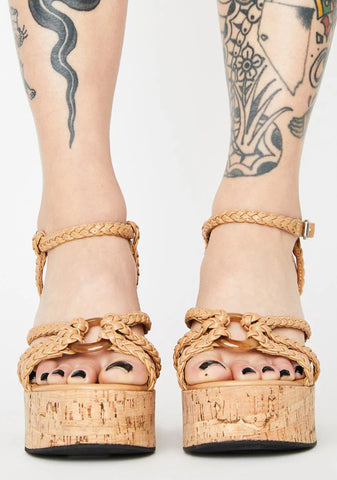 Beach Access Platform Sandals