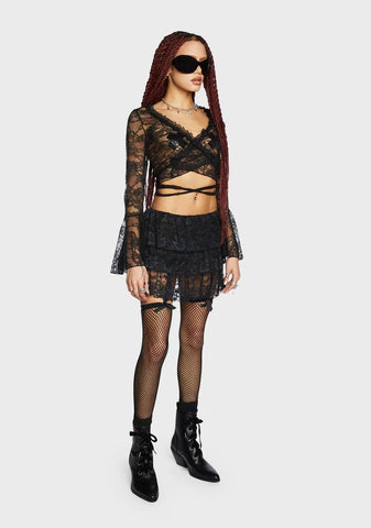 Undeniable Charm Lace Skirt