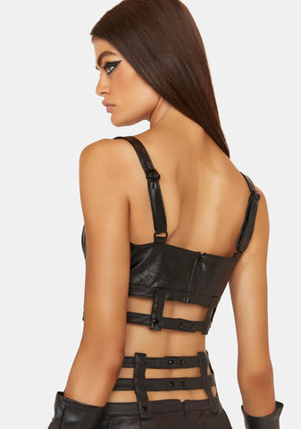 Onyx Playing With Fire Corset Top