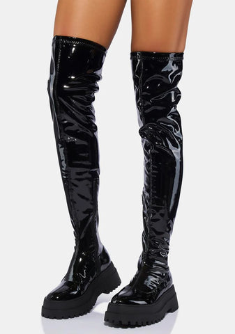 Patent Disclosure Knee High Boots