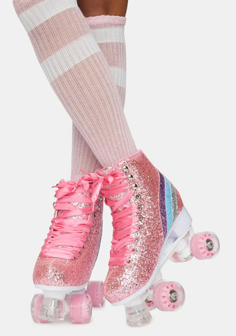 Disco Derby Glitter Roller Skates