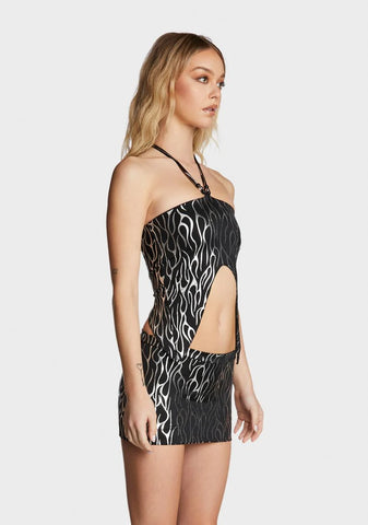 Midnight Lust Bambi Crop Top