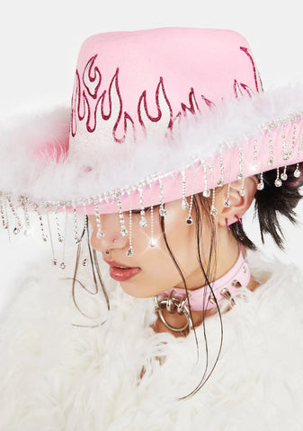 Sweet Devil's Inferno Flame Cowboy Hat