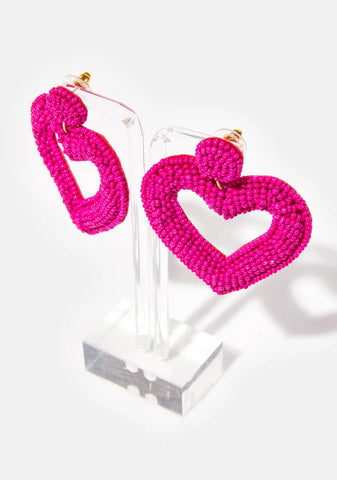 Pink Heartbreaker Earrings