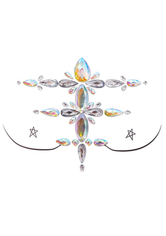 Skull Chest Piece Body Jewel