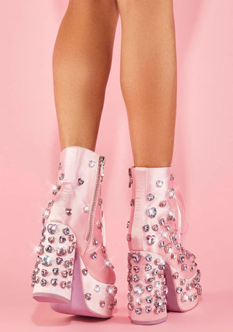 Diamonds Dancing Platform Boots