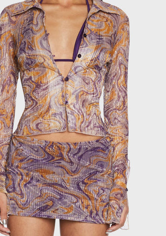 Work Of Art Skirt Set