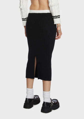 Texts Read Midi Skirt