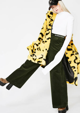 Wide Leg Corduroy Pants