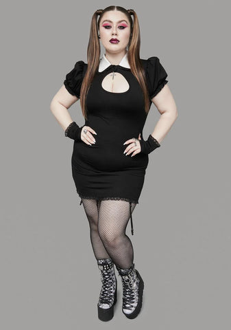 True Edge Of Tonight Cutout Mini Dress