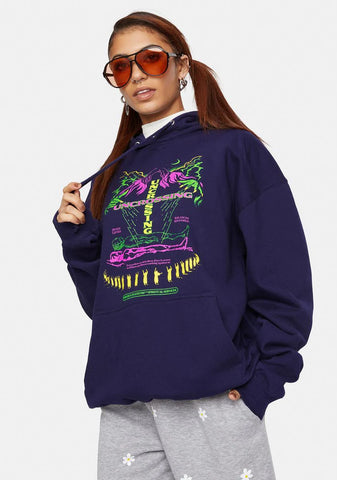 X Playdude Uncrossing Graphic Hoodie