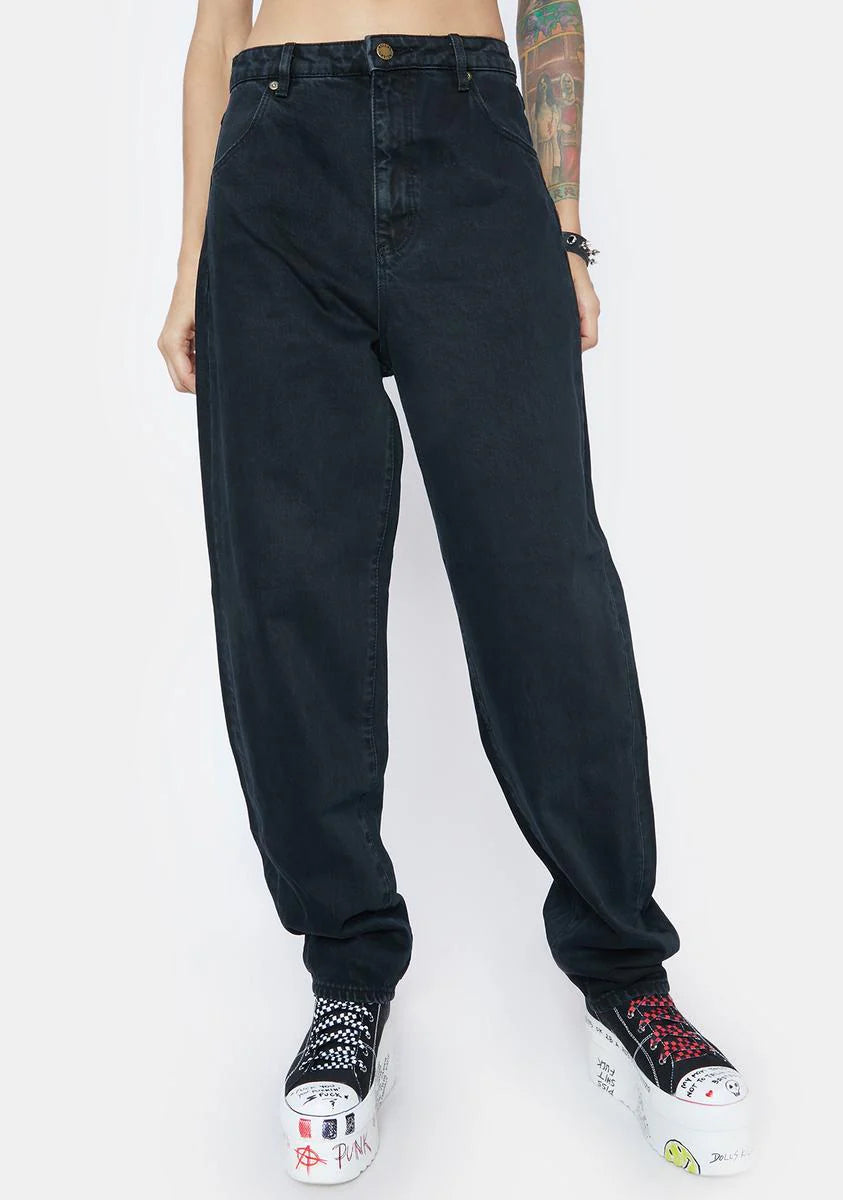 Shadow Black Genie Denim Jeans