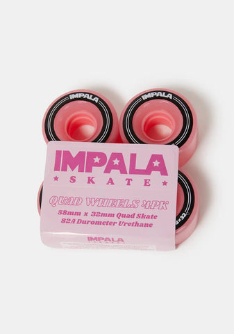 Pink 4 Pack Quad Wheels