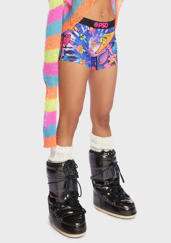 Space Shrooms Boy Shorts