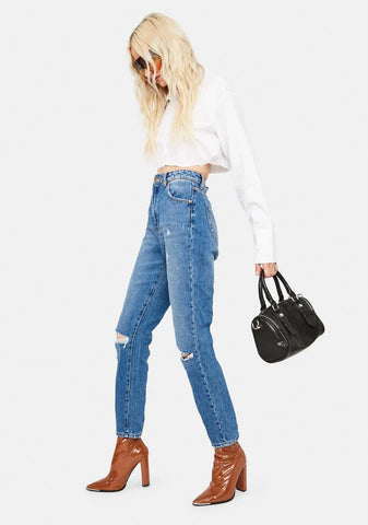 Meadow Worn Organic Duster Jeans