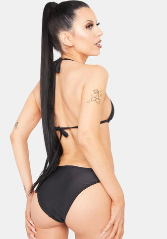 Rhinestone Tanga Bikini Bottoms