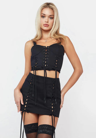 Bad As I Wanna Be Mini Skirt